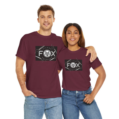 Silver Fox Scissors Unisex Heavy Cotton Tee