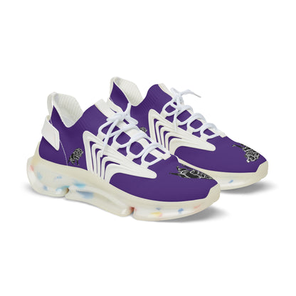 Men's Purple Mesh Sneakers