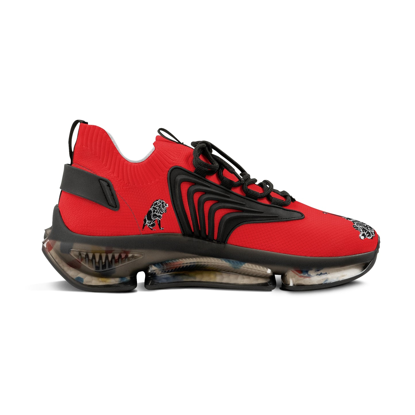 Men's "Rojo" Red Mesh Sneakers