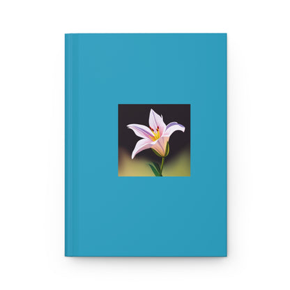 Lily Hardcover Journal Matte Turquoise