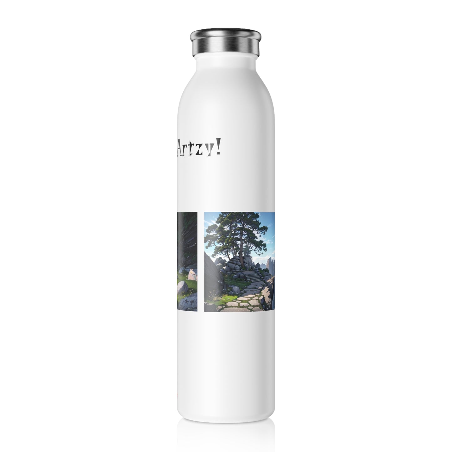 Artzy Slim Water Bottle