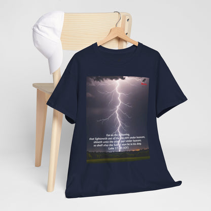 Lightning Style Son of man Unisex Heavy Cotton Tee