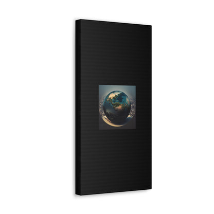 Matiby Worlds Black Canvas Gallery Wraps