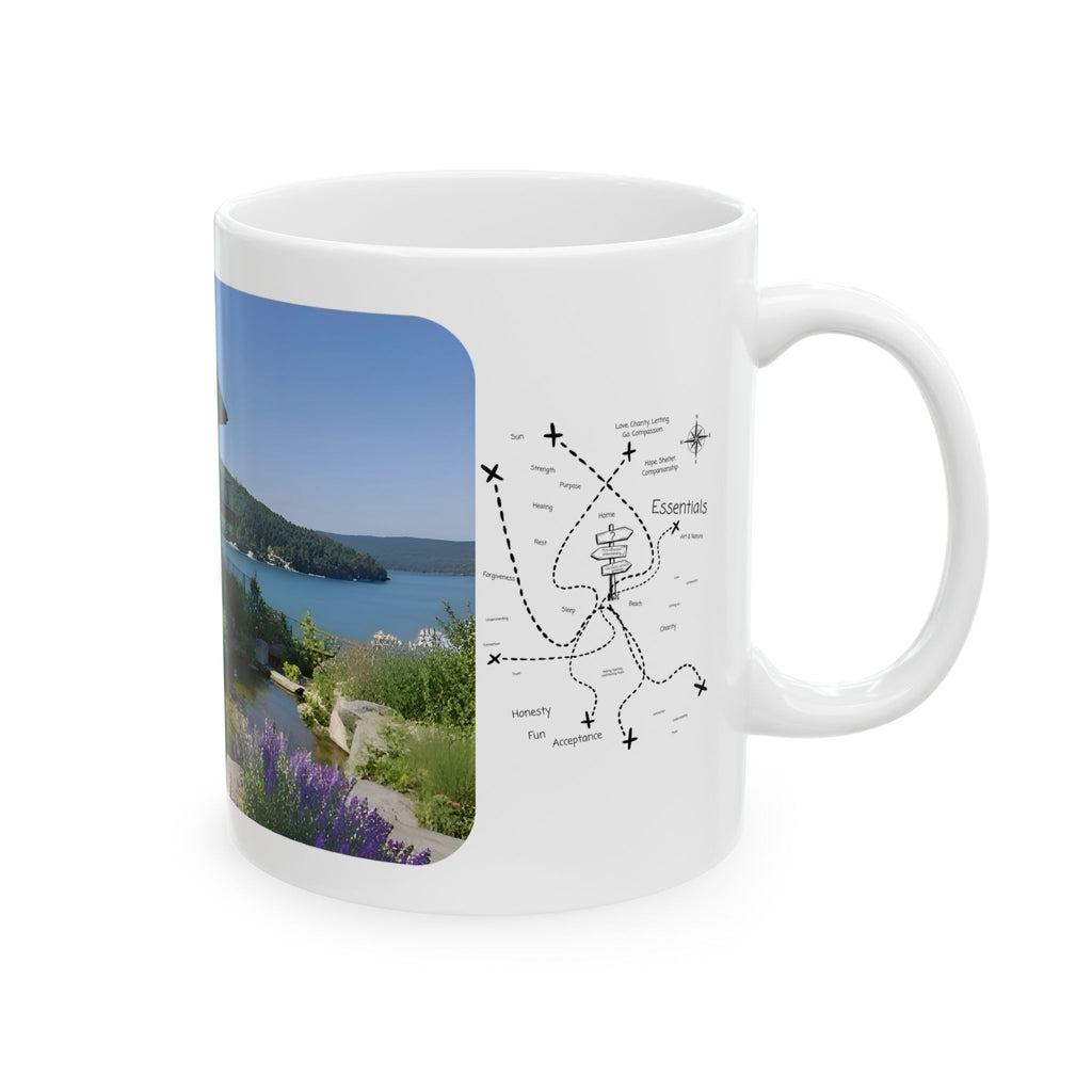 Cozy Architecture & Dreamy Landscapes #8 White Ceramic Mug – Homes Home Sweet Home Cup (11oz/15oz)