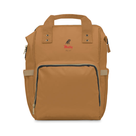 Multifunctional Diaper Backpack Light Brown