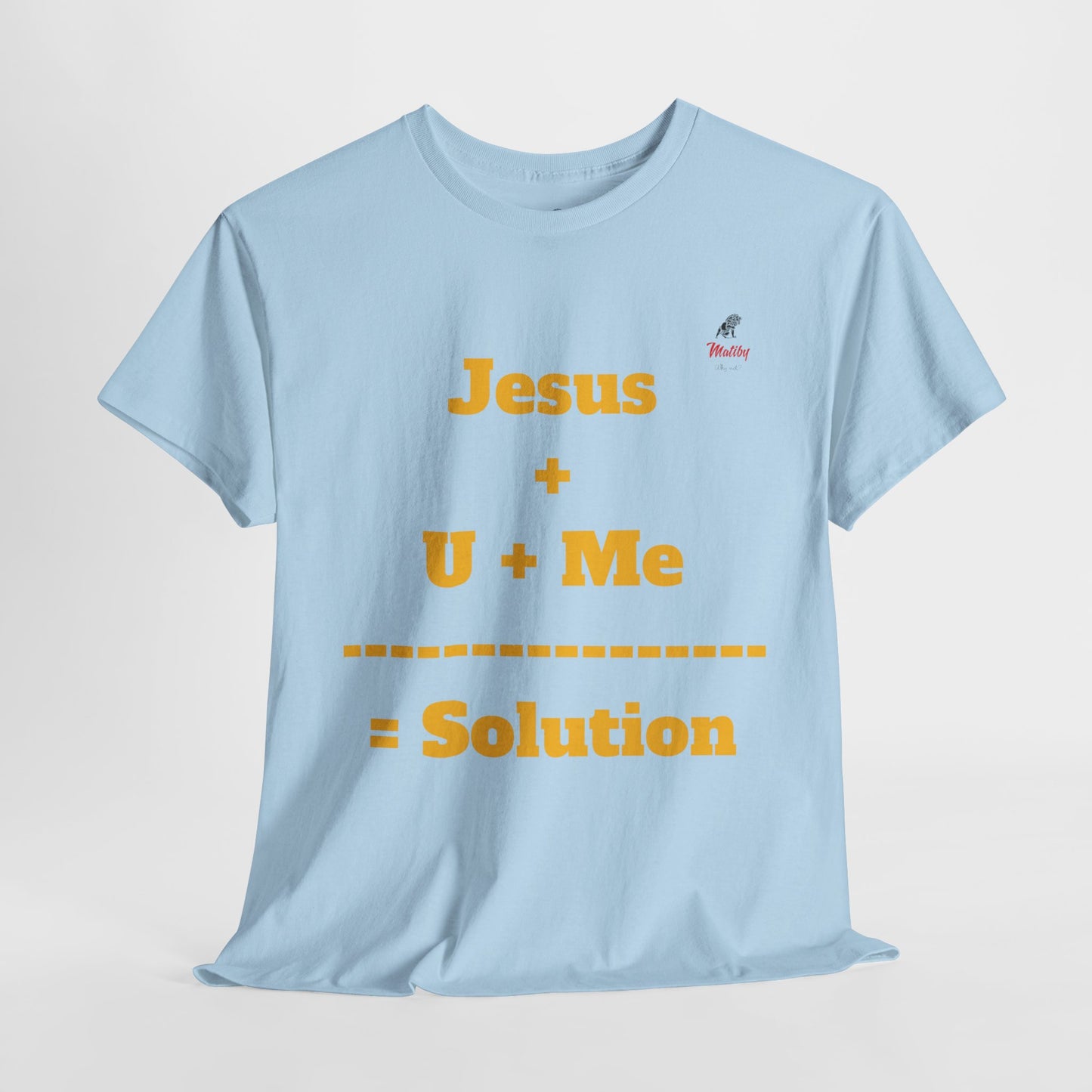 Jesus+U+Me Unisex Heavy Cotton Tee