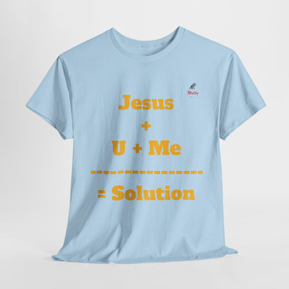 Jesus+U+Me Unisex Heavy Cotton Tee