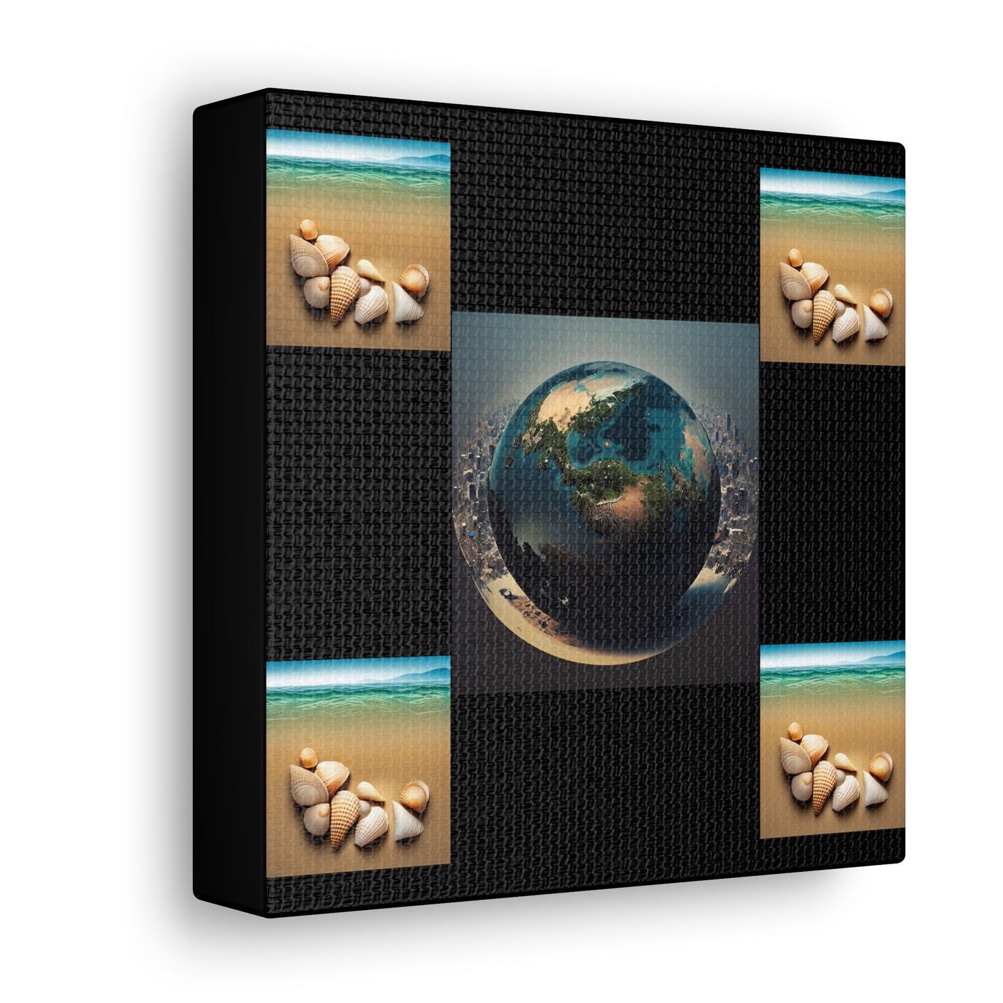 Matiby Worlds Black Canvas Gallery Wraps