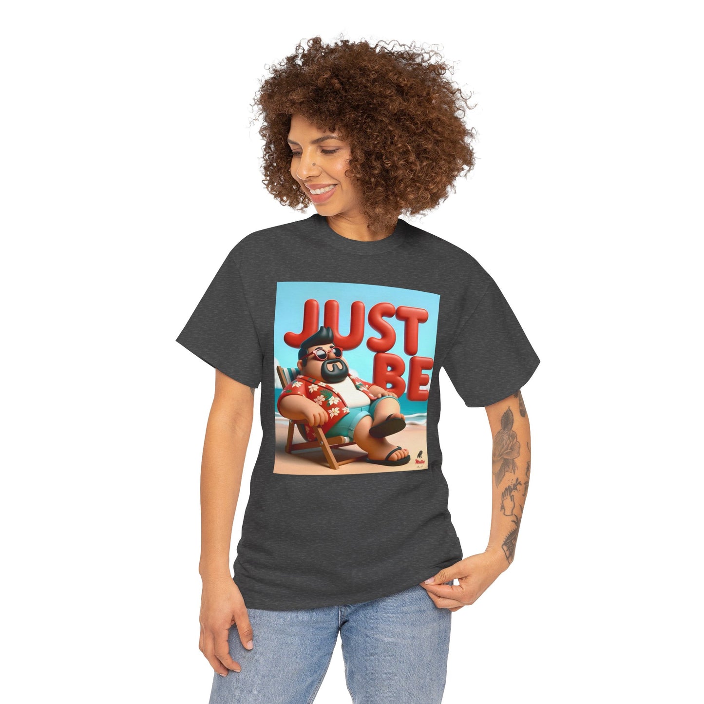 Just Be Unisex Heavy Cotton Tee