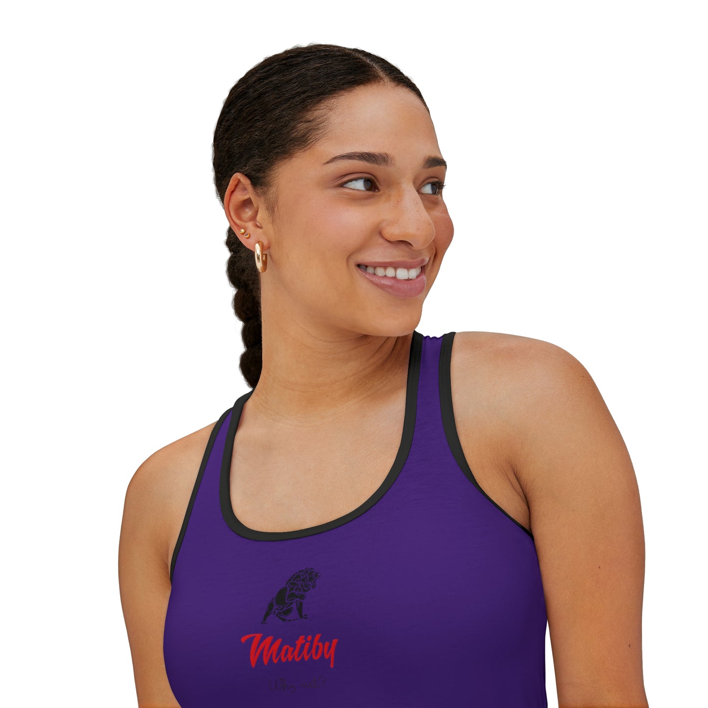 Women's Purple Tank Top (AOP)