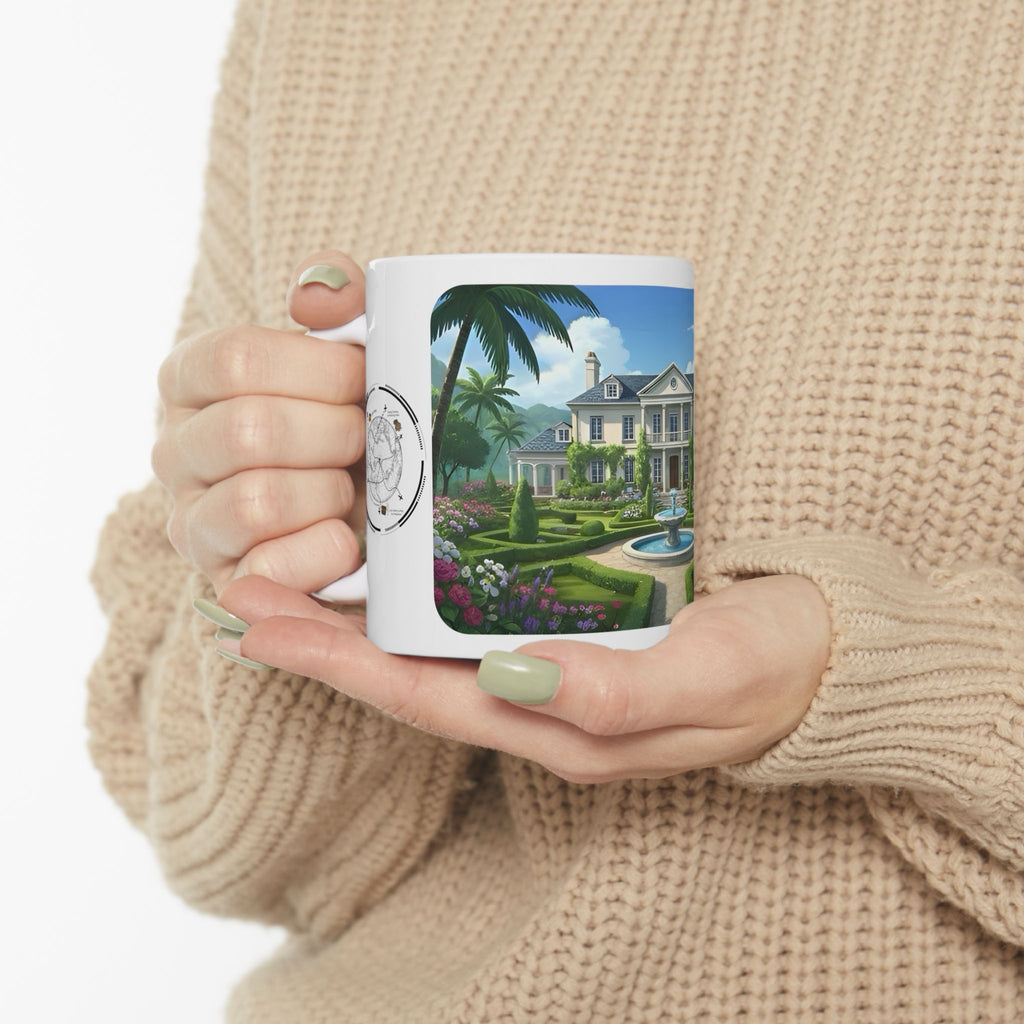Cozy Architecture & Dreamy Landscapes #43 White Ceramic Mug – Homes Home Sweet Home Cup (11oz/15oz)