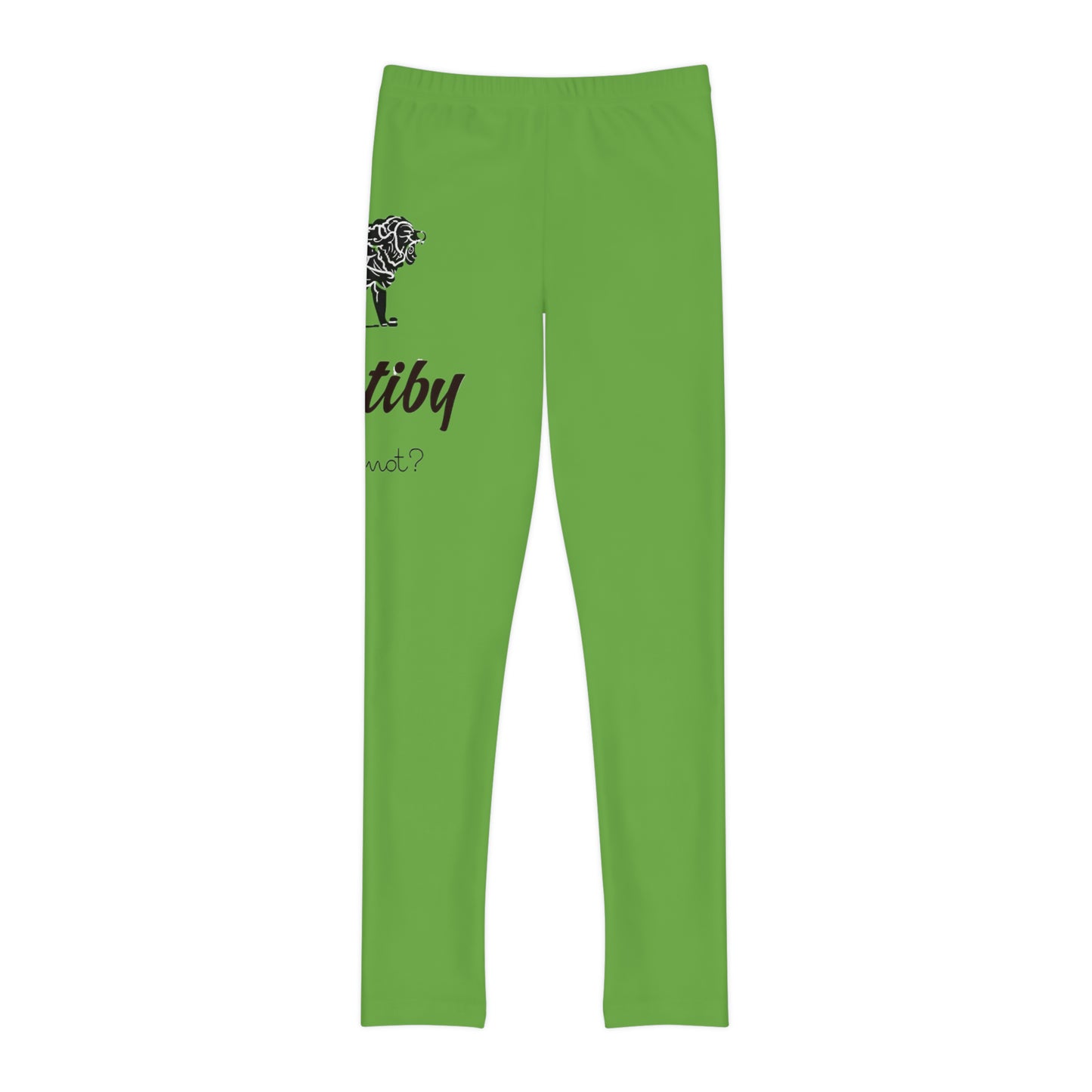 Youth Green Full-Length Leggings (AOP)