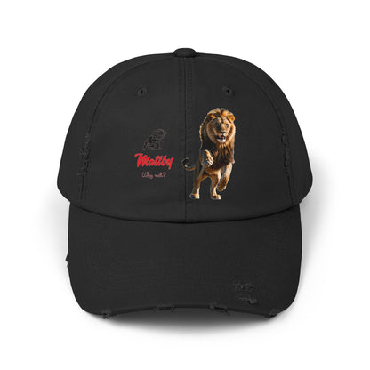 Matiby Lion Unisex Distressed Cap