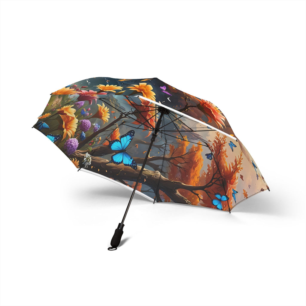 Tranquil Nature Scenery #13 Semi-Automatic Foldable Umbrella | Scenic Retreats, Landscape Art