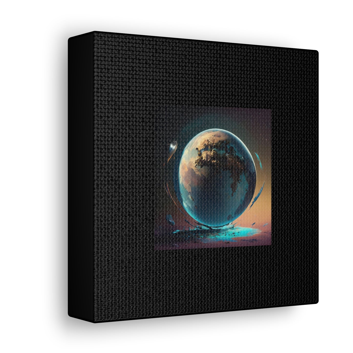 Matiby Worlds Black Canvas Gallery Wraps