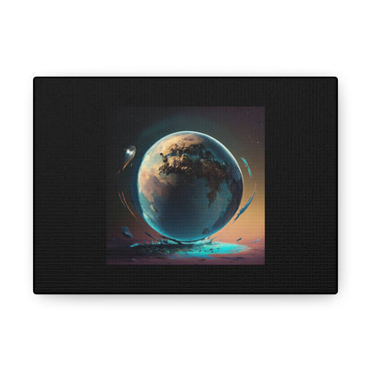 Matiby Worlds Black Canvas Gallery Wraps