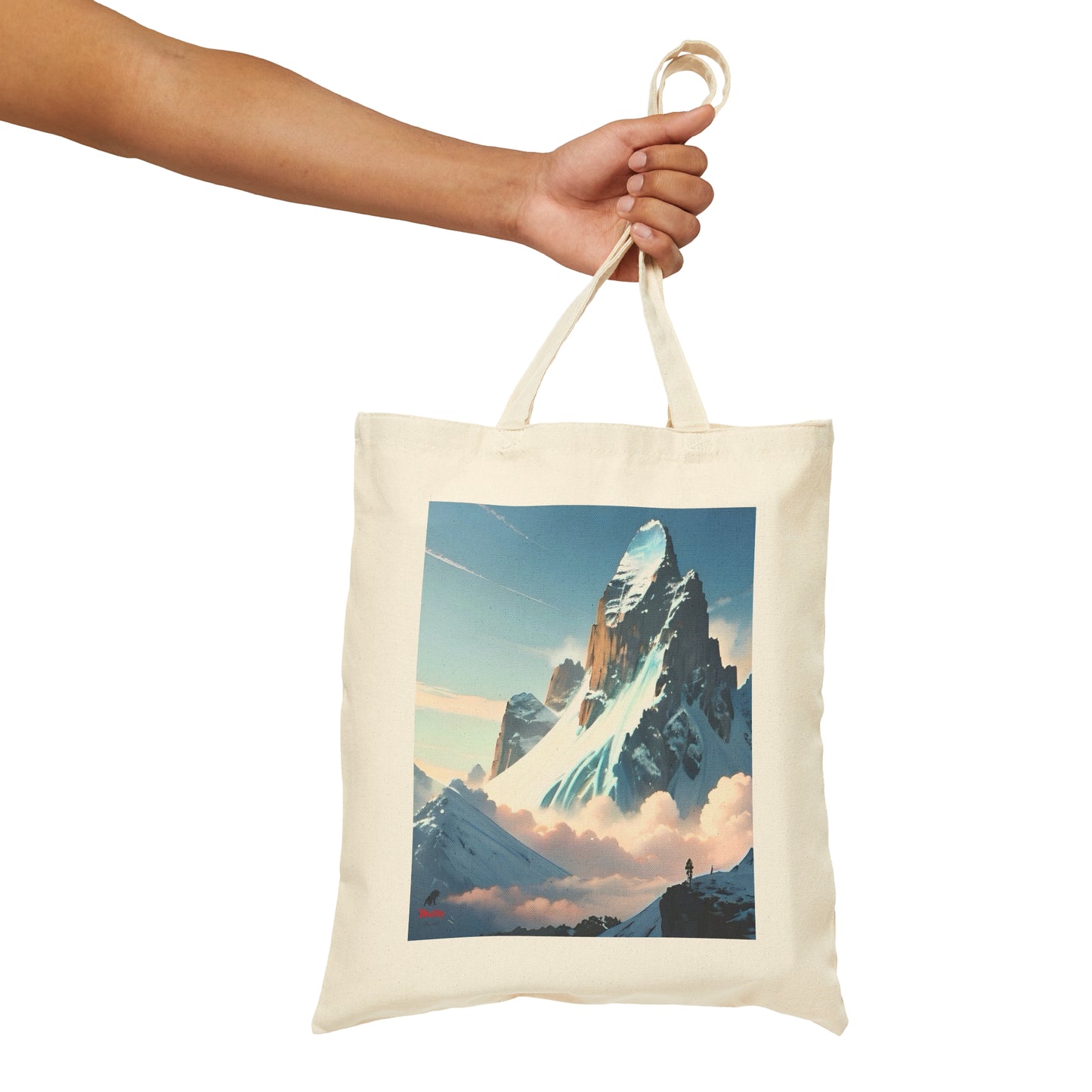 Alps Cotton Canvas Tote Bag