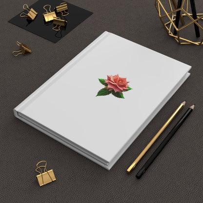 Rose Hardcover Journal Matte White