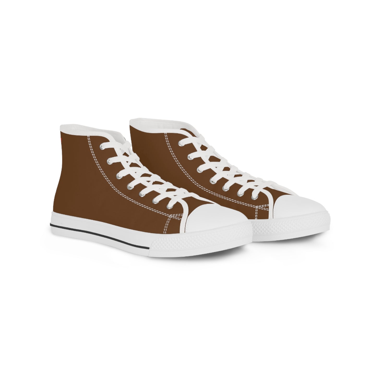 Men's Dark Brown High Top Sneakers