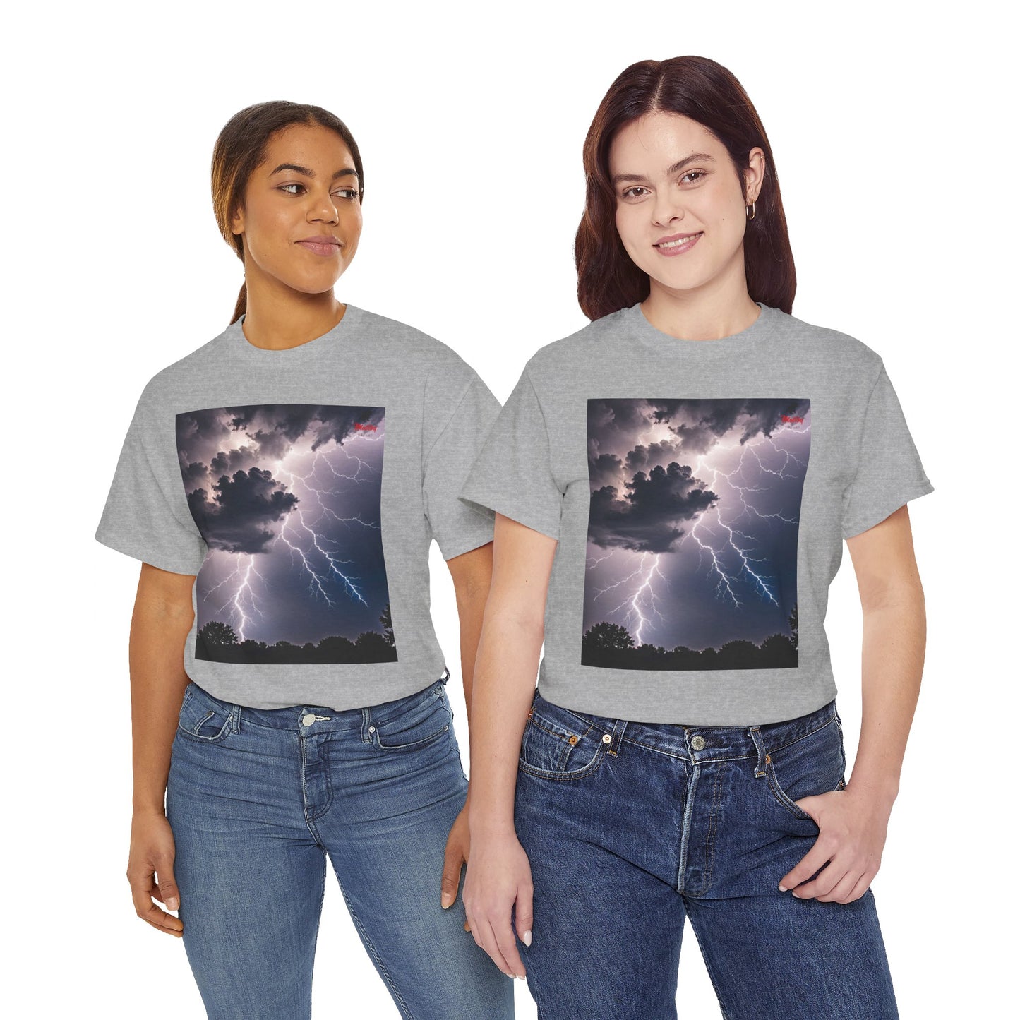 Lightning Style Unisex Heavy Cotton Tee