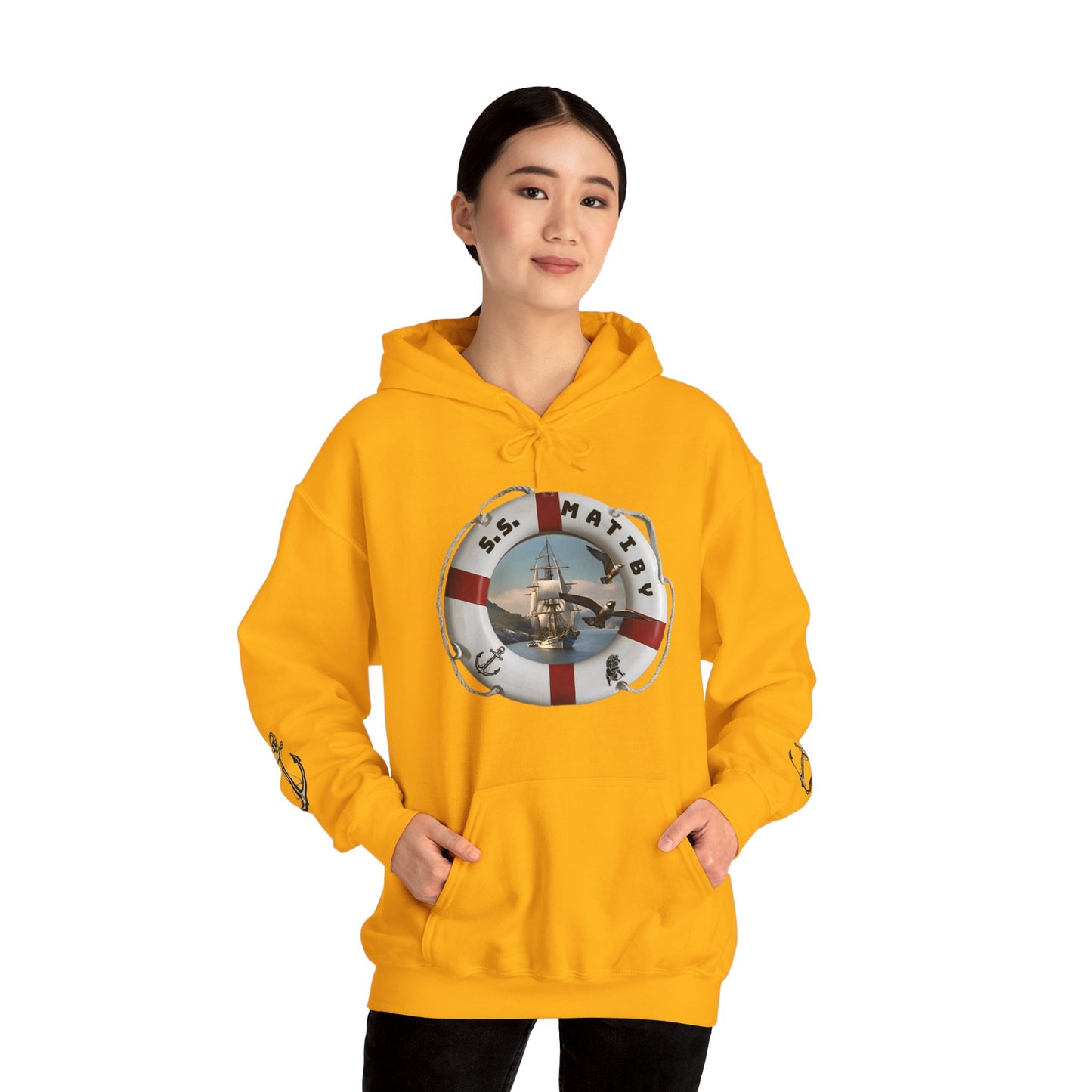 Nautical S.S. Matiby Unisex Heavy Blend™ Hooded Sweatshirt