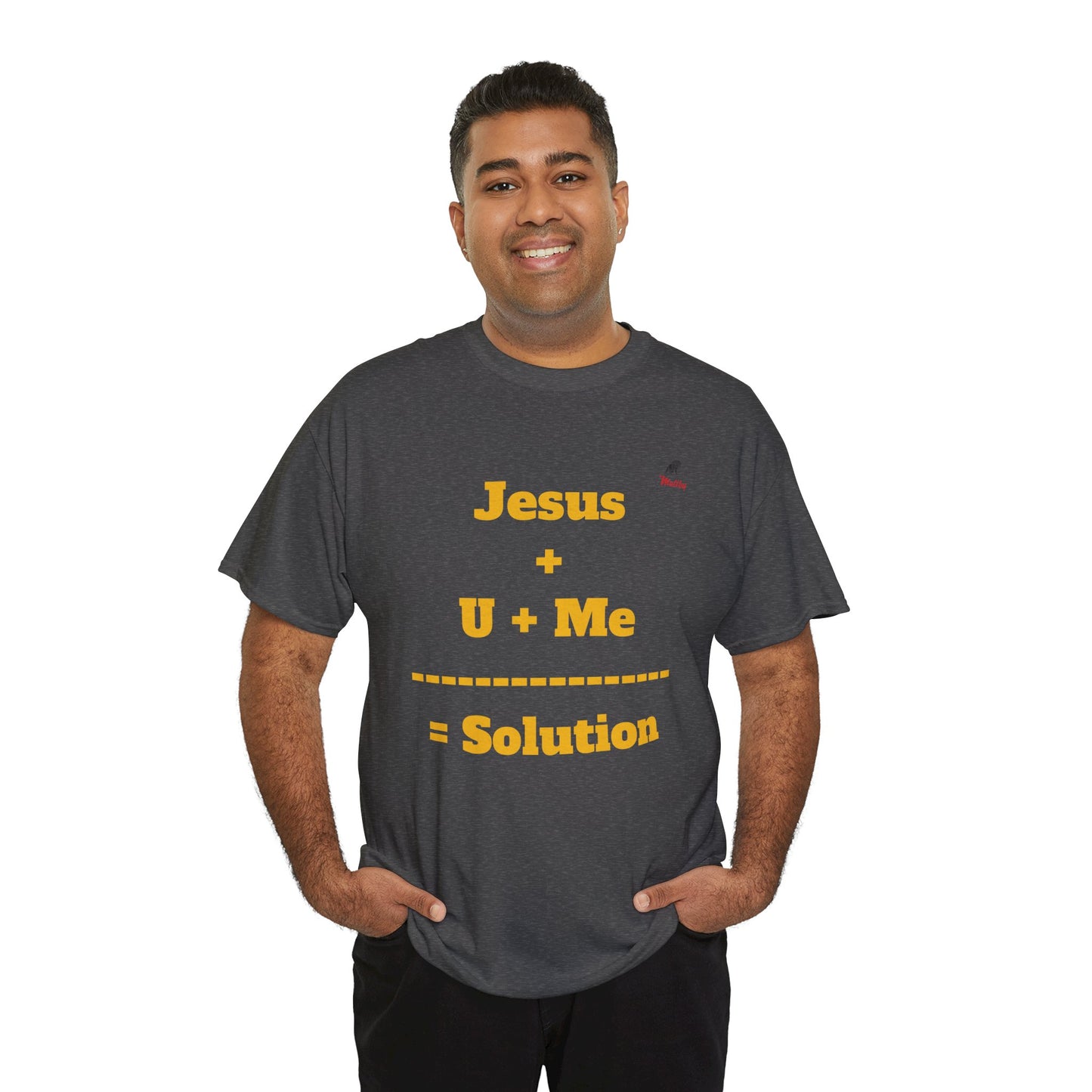 Jesus+U+Me Unisex Heavy Cotton Tee