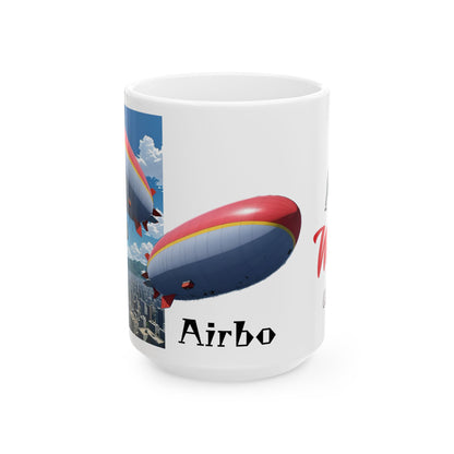 Matiby Airbo Ceramic Mug, (11oz, 15oz)