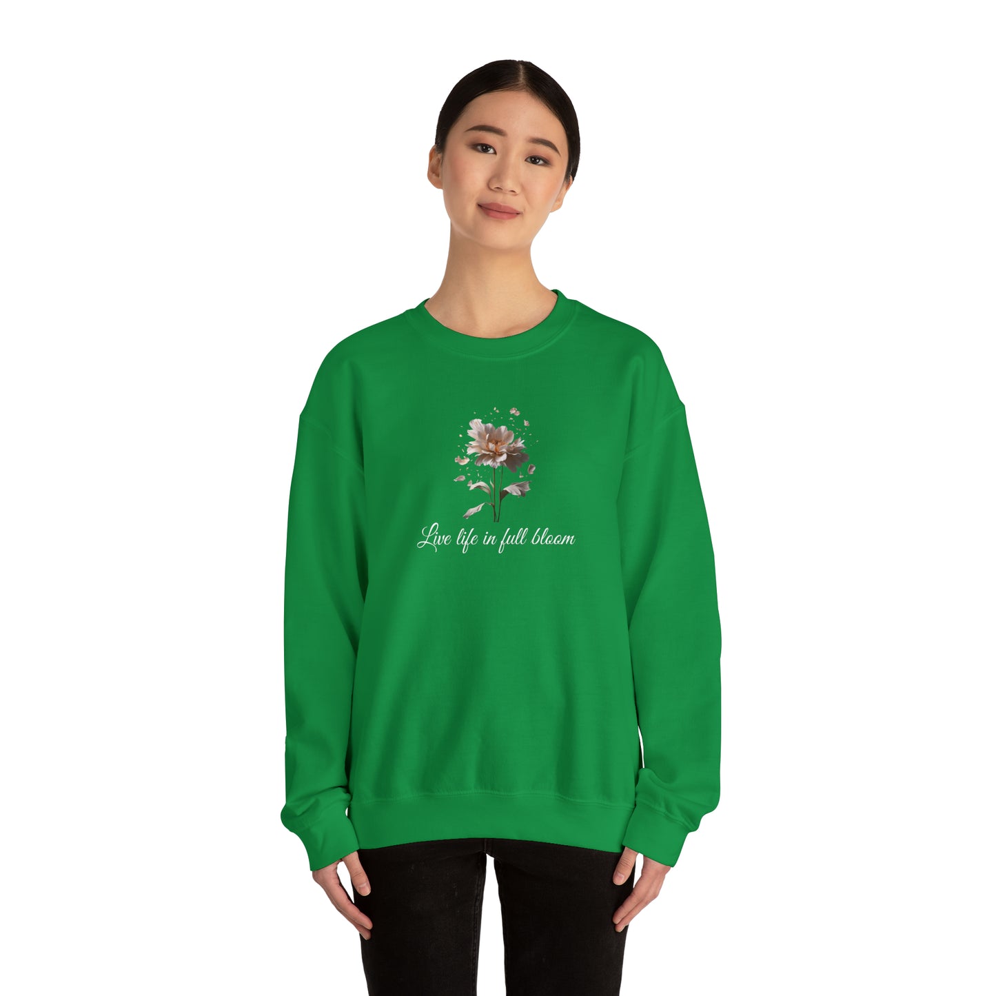 Matiby Amy's Special Flower Bloom Unisex Heavy Blend™ Crewneck Sweatshirt