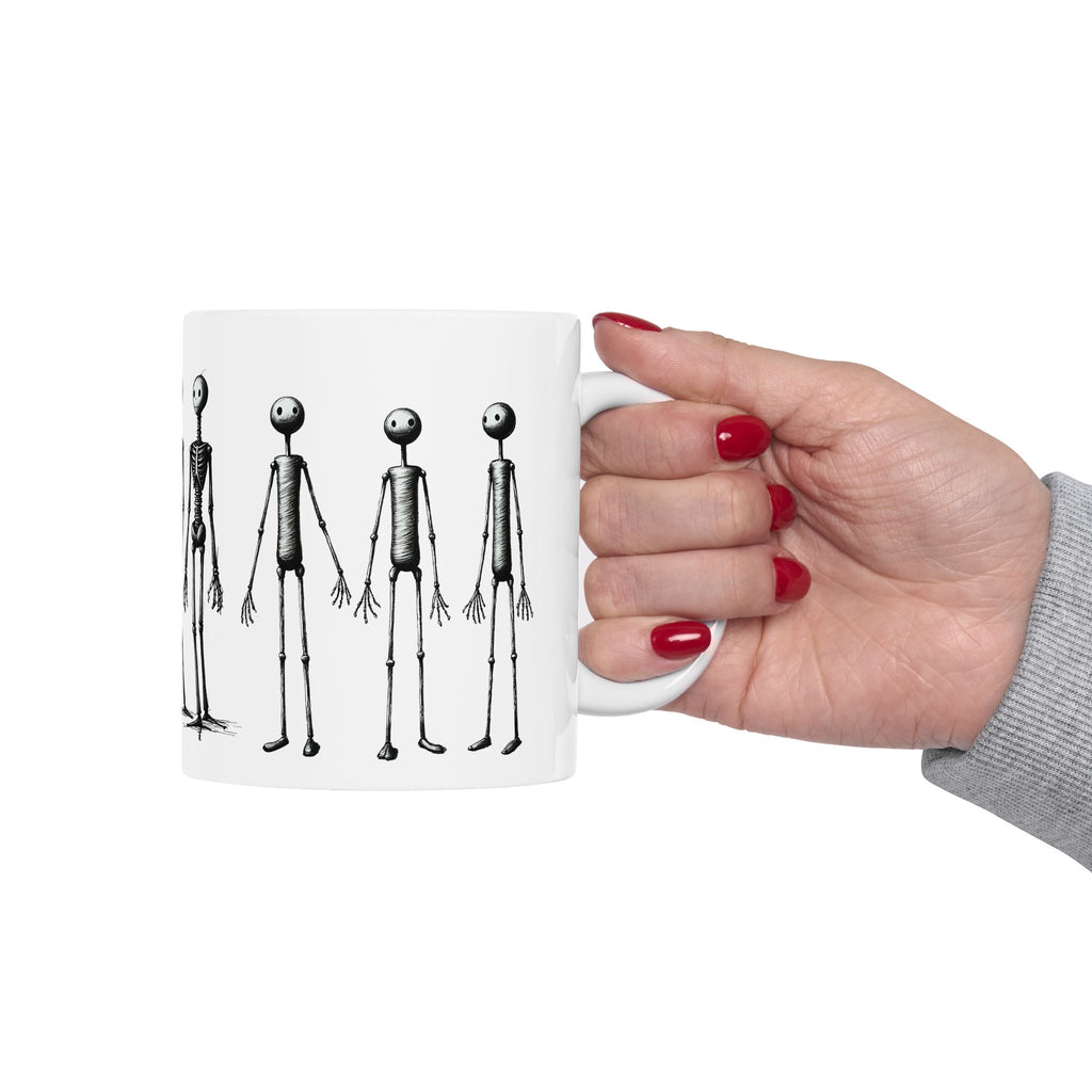 The Stick-To-It Species #17 White Ceramic Mug – Anatomy of Optimism Cup 11oz/15oz