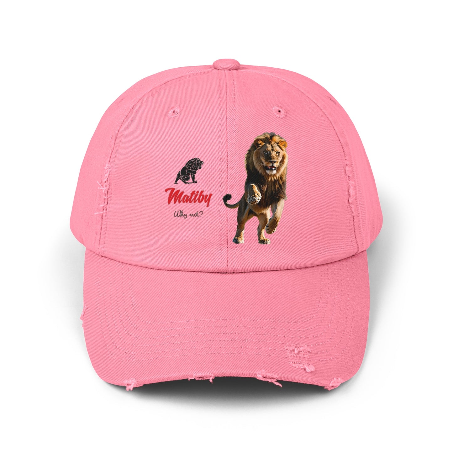 Matiby Lion Unisex Distressed Cap