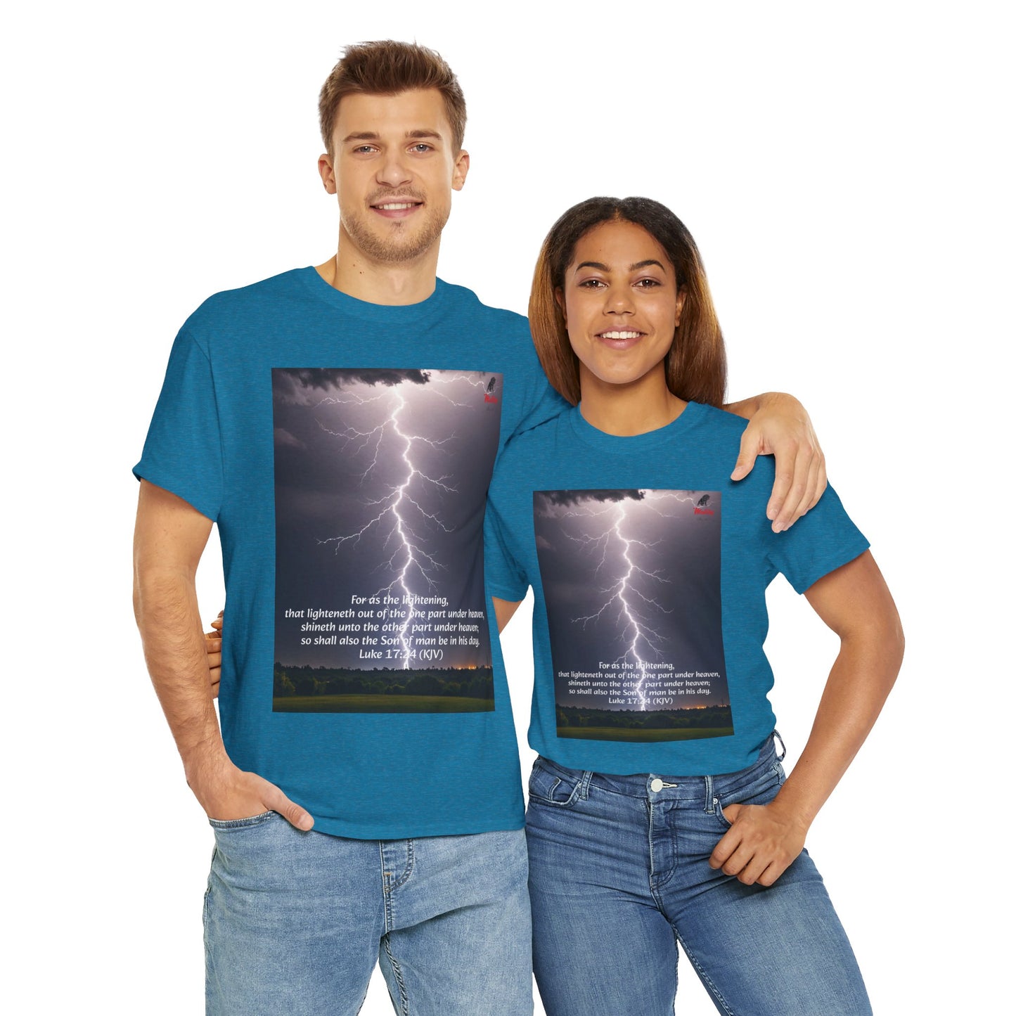 Lightning Style Son of man Unisex Heavy Cotton Tee