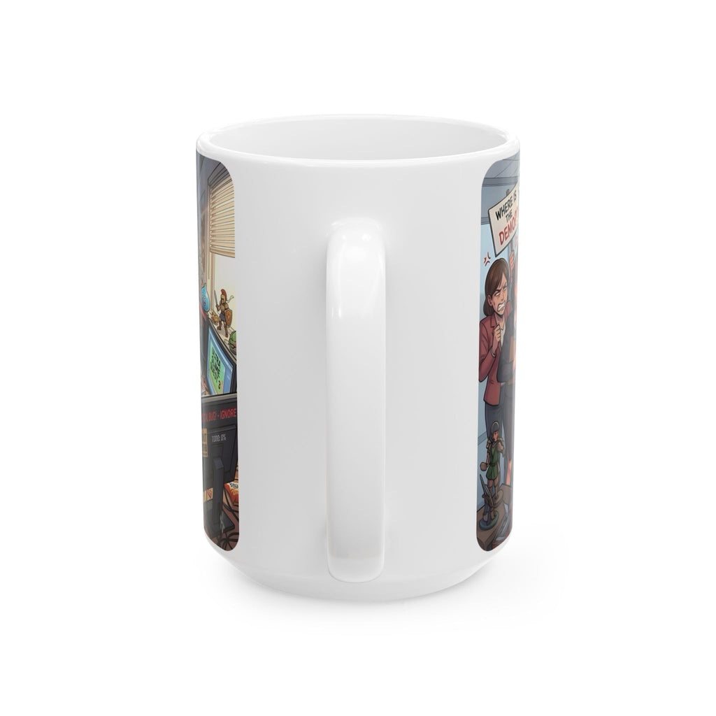 Game Dev Life White Ceramic Mug - Cozy Indie Gamer Retro ArcadeTea Cup (11oz, 15oz)