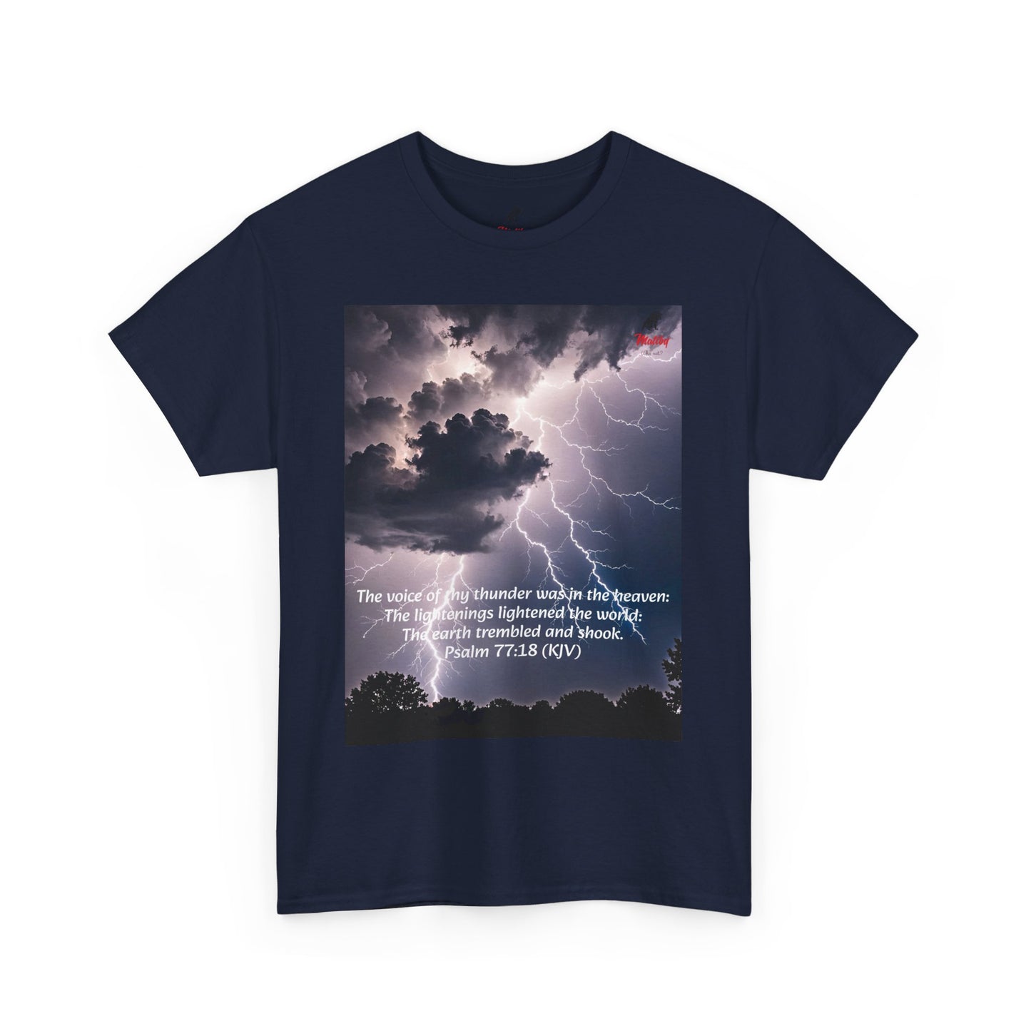 Lightning Style Thunder Unisex Heavy Cotton Tee