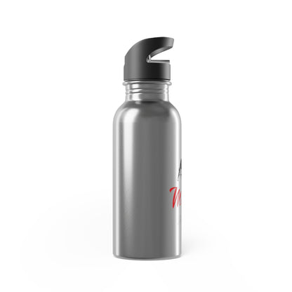 Artzy Stainless Steel Water Bottle With Straw, 20oz