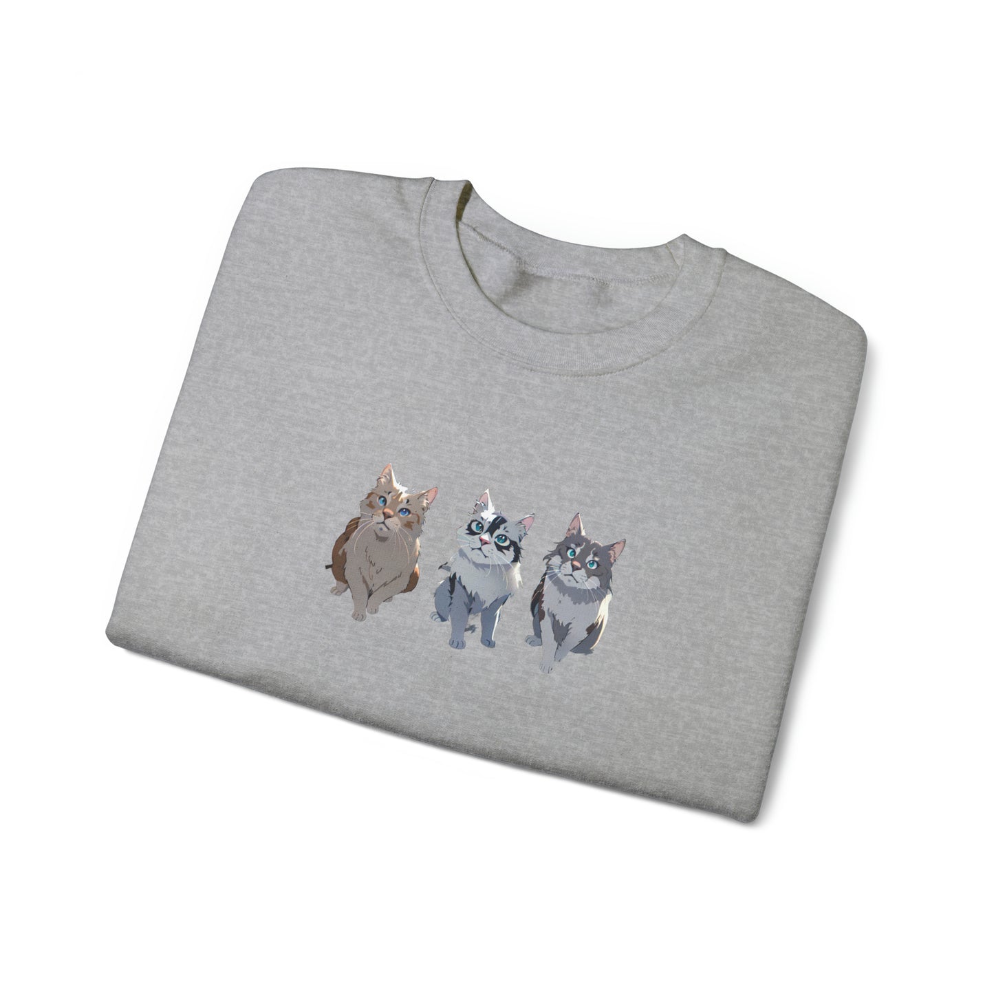 Matiby Cats Unisex Heavy Blend™ Crewneck Sweatshirt