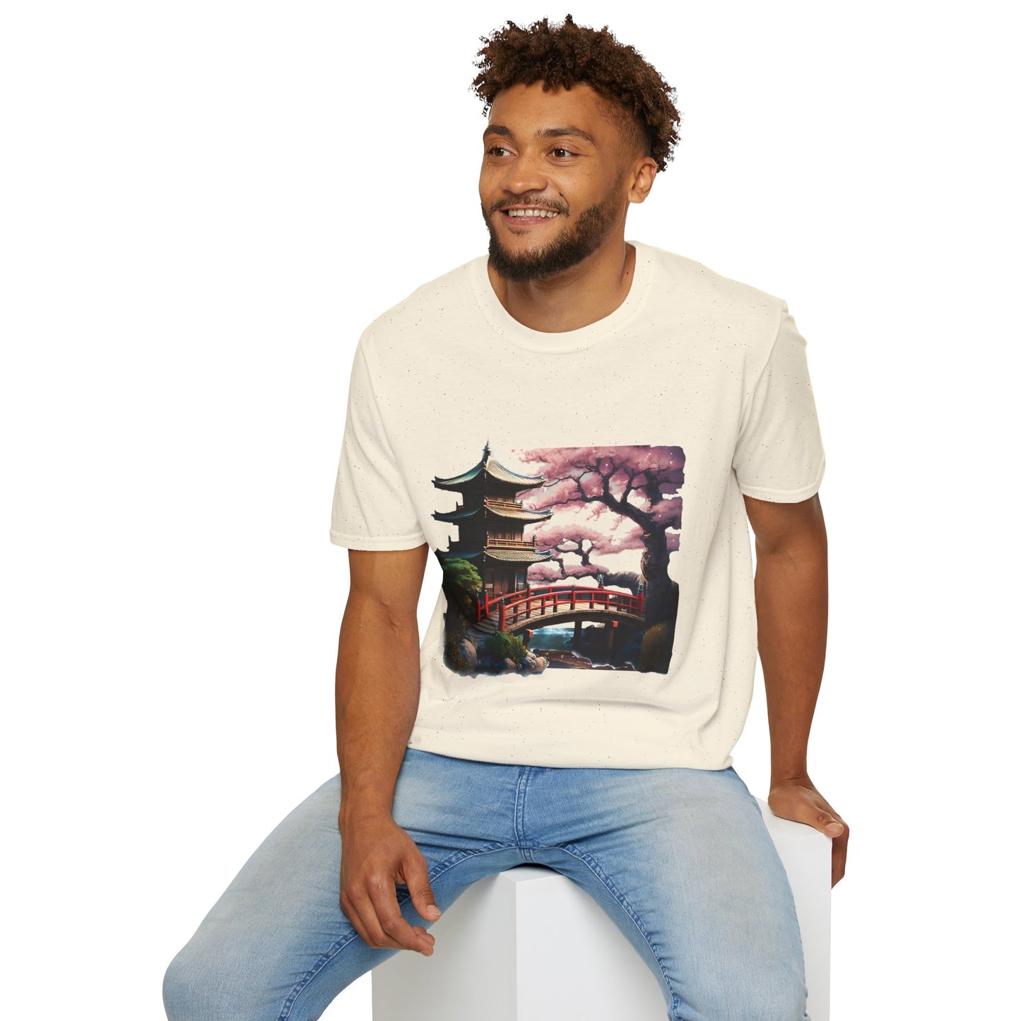 Japanese Landscape Unisex Softstyle T-Shirt