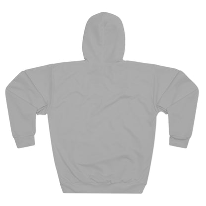 Matiby Light Grey Unisex Pullover Hoodie (AOP)