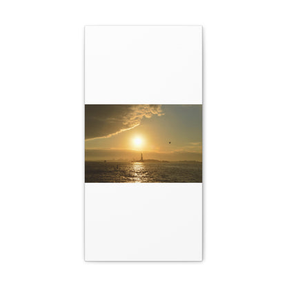 Sunset White Canvas Gallery Wraps