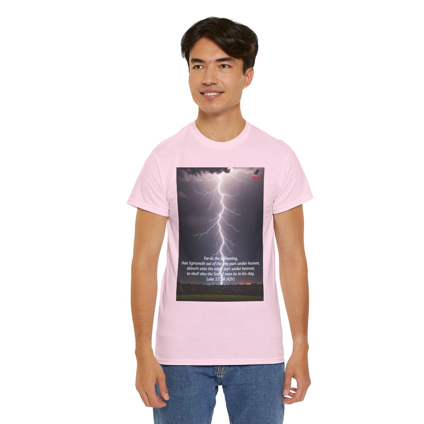 Lightning Style Son of man Unisex Heavy Cotton Tee