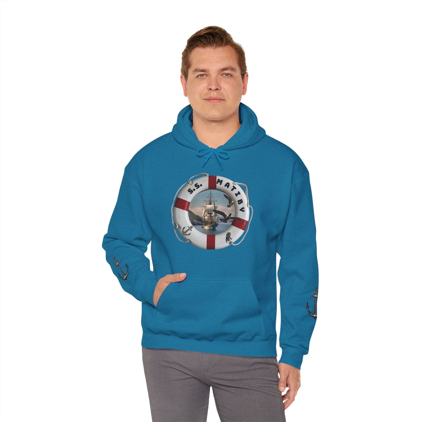 Nautical S.S. Matiby Unisex Heavy Blend™ Hooded Sweatshirt