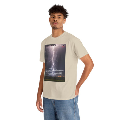 Lightning Style Son of man Unisex Heavy Cotton Tee