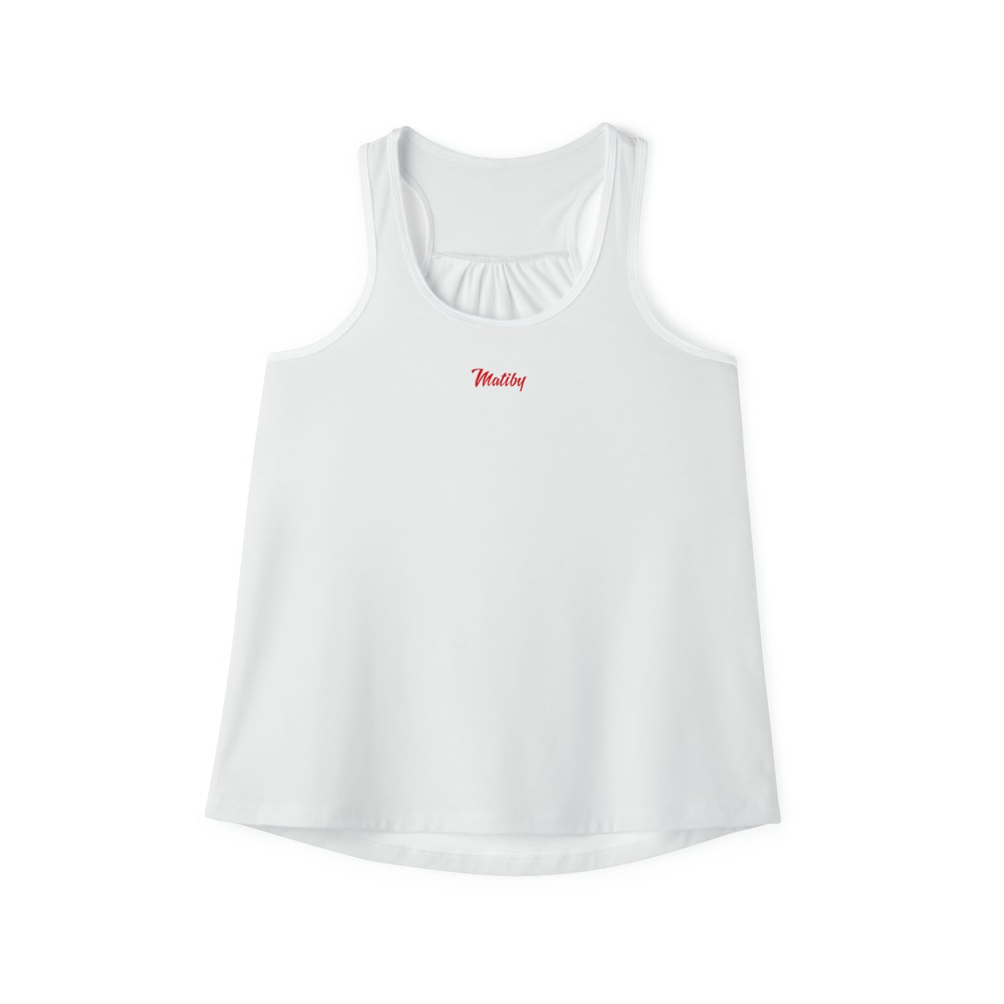 Women's White Tank Top (AOP)