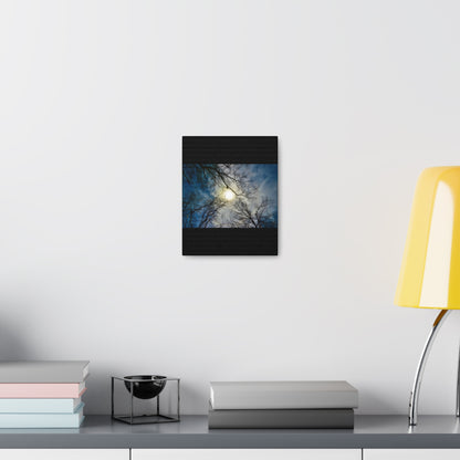 Sunup Black Canvas Gallery Wraps