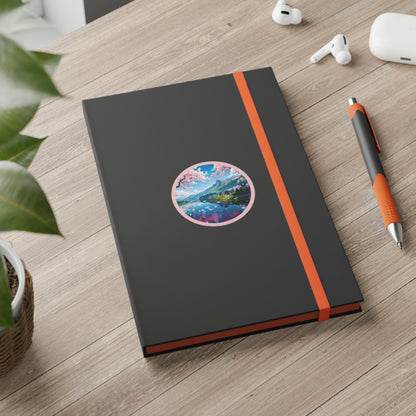 Flower Color Contrast Notebook - Ruled