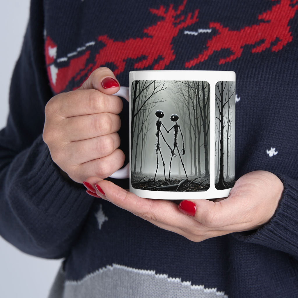 The Stick-To-It Species #5 White Ceramic Mug – Anatomy of Optimism Cup 11oz/15oz