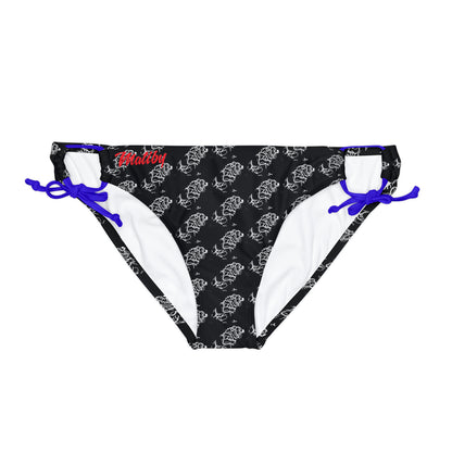 Matiby Lion Loop Tie Side Bikini Bottom (AOP)