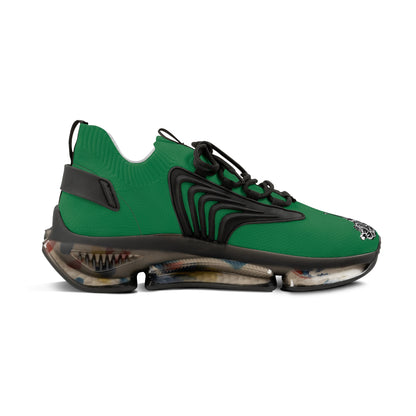 Men's Dark Green Mesh Sneakers