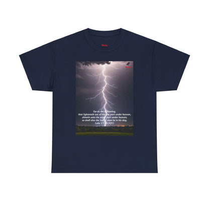 Lightning Style Son of man Unisex Heavy Cotton Tee