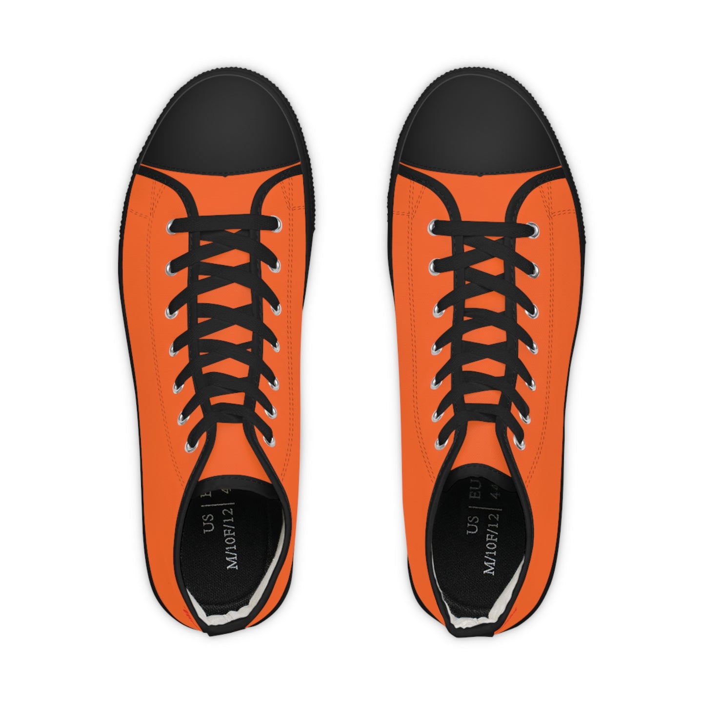 Men's Orange High Top Sneakers