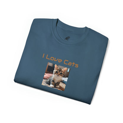 Matiby "I Love Cats" Unisex Ultra Cotton Tee